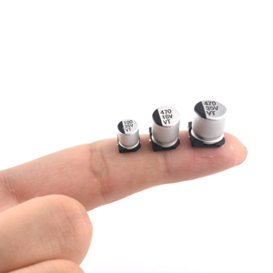 Condensador electrolítico de aluminio de montaje en superficie, 100uf, 220uf, 330uf, 470uf, 1000uf, 16v, 25v, 35v, 50v, 10 Uds. - Product Image 5