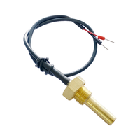 Sensor Suhu Termistor Probe Resistor Tahan Air HCET NTC 10k dengan Pemasangan PLUG dan MF53-103F-3950 untuk AC