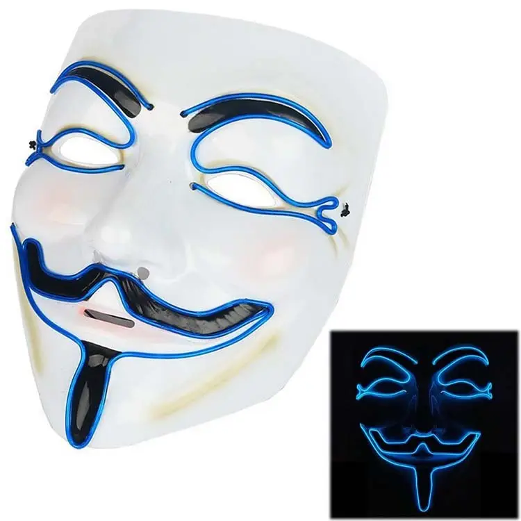 Halloween Masker Led Purge Mask Party Light Up Cosplay Gezicht Maskers