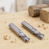 Fraise à dents droites ou spirales TCT polyvalente pour le travail du bois, la fabrication de meubles et le fraisage de précision