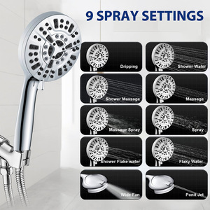<span class=keywords><strong>Robinet</strong></span> de baignoire encastré Home avec fonction de levage <span class=keywords><strong>Adaptateur</strong></span> de <span class=keywords><strong>robinet</strong></span> de sortie avec pommeau de douche inclus - Product Image 5