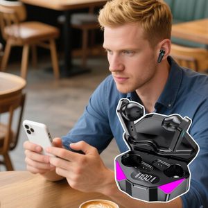 หูฟังไร้สาย X15 Custom Wholesale Tws สำหรับเล่นเกมและกีฬา รุ่น V5.3 แบบใส่ในหู - Product Image 6