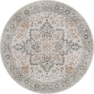 <span class=keywords><strong>Tappeto</strong></span> Rotondo per Soggiorno, <span class=keywords><strong>Tappeto</strong></span> <span class=keywords><strong>Etnico</strong></span> per Divano e Tavolino, <span class=keywords><strong>Tappeto</strong></span> Decorativo Facile da Pulire - Product Image 1