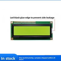 LCD1602A COB Layar Karakter Font Inggris-Jepang VA Film Hitam 16x2 Tampilan Industri Modul LCD LCM IC Driver AIP31066LC