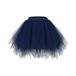 Jupes courtes en tulle élastiques pour femmes, jupes à plusieurs couches, jupe de <span class=keywords><strong>danse</strong></span> pour adultes, jupe de tutu, jupe de dessous, jupe <span class=keywords><strong>rockabilly</strong></span>, jupe fantaisie, jupe de ballet - Product Image 3