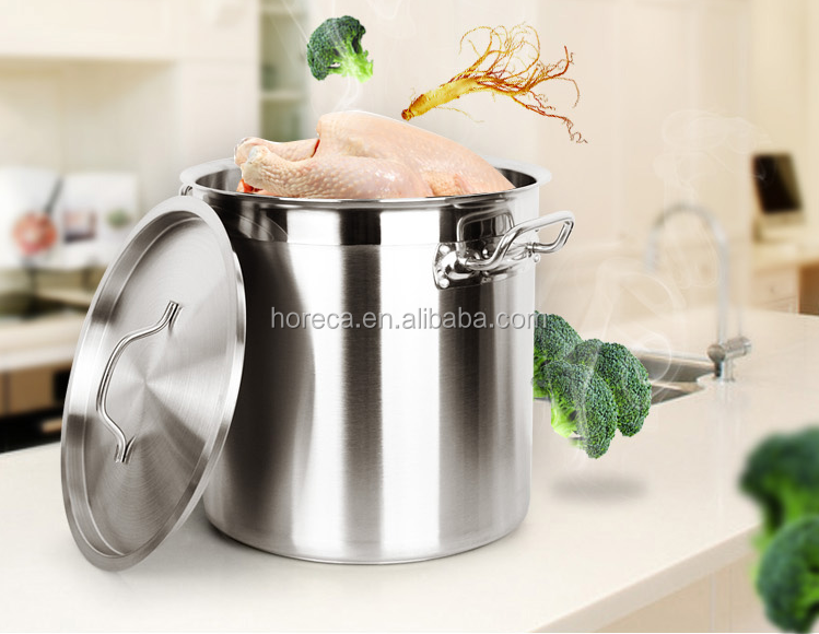 Kitchen Cookware Stock Pot Steam Cooking Stew Pot Stainless Steel Customized Modern Soup & Stock Pots Sustainable · image 2