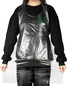 Delantales Desechables PLA Huamaohengchun50 para Adultos, Impermeables, Ecológicos, Baberos para Niños, para Pintar, Comer, Teñir el Cabello, Hornear y Cocinar - Product Image 1