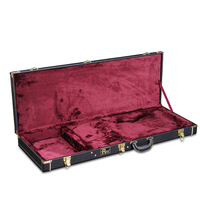 WC20-RE usine OEM personnalisé guitare basse électrique PVC cuir étuis en bois instrument étuis à musique pour guitare