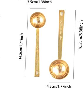 ช้อนตวงโลหะสแตนเลส 430 แบบกำหนดเอง หลายสี ขนาด 20 มล. สำหรับชา กาแฟ โปรตีนผง - Product Image 2