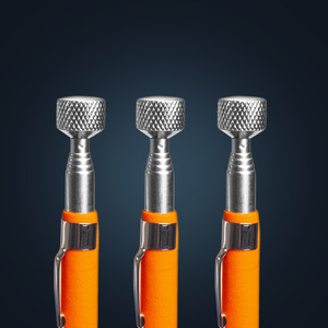 Yunbei Yb <b>Magnetic</b> Pickup Tool 10 Lbs 5 Section Extendable Orange Stainless Steel Automotive Repair Tool - Product Image 1