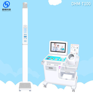 Báscula Electrónica de Plataforma Dingheng DHM-T100, Instrumento de Medición Corporal Ultrasónico, Peso y Altura 1-500 kg, Máquina de Control de Salud - Product Image 1