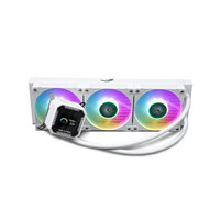 Valkyre B360 1200/1700/AM5 Processeurs Dissipateur thermique de refroidissement par eau avec ventilateur PC RGB 360mm Color Box Modern Black White PC Computer Case