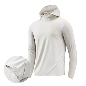 T-shirts grande taille à col épais Petit cou Poids lourd 400g Coton thermique pour hommes - Product Image 1