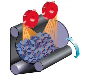 Bánh xích cao su vành đai sụt giảm loại bắn nổ máy q324 - Product Image 5