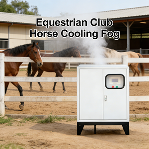 Système de brumisation d'eau haute pression pour le refroidissement des <span class=keywords><strong>chevaux</strong></span> des clubs équestres, la désodorisation par brouillard, MOQ 1, livraison rapide, certifié CE - Product Image 1