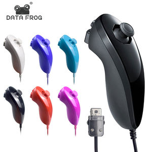 Control de Juego para Nintendo <span class=keywords><strong>Wii</strong></span>, Joystick Izquierdo Curvo, Control de Juego <span class=keywords><strong>Nunchuk</strong></span> para Nintendo <span class=keywords><strong>Wii</strong></span>, Accesorios para Gamepad - Product Image 1