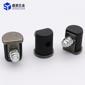 Shengyuan Zinc Alloy Shelf Connector Gun Black Durable Furniture Hardware Accessory - Product Image 2