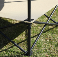 Table de camping pliable portable personnalisable avec porte-gobelets, table d'événement OEM/ODM pour achat en gros MOQ 200
