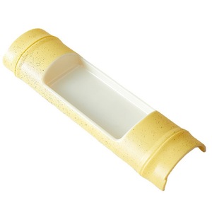 Bandeja de servir con forma de bambú para sushi y fideos fríos con diseño de divisor para uso doméstico y en restaurantes. - Product Image 5