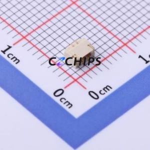 HDGC0802WR-S-2P Wire-to-Board Pin Header SMD,P=0.8mm,Horizontal Mount Connector 1x2P 0.8mm Horizontal Mount 2P - Product Image 1