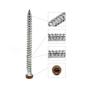 410 SS gỗ composite boong Vít Torx ổ đĩa chìm ván vít mạ kẽm tự khai thác vít mặt đất cho sàn - Product Image 4