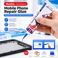 Colle de réparation d'écran de téléphone portable, gel de liaison flexible noir pour écran de smartphone et câble flexible