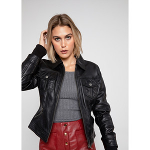 Chaqueta de Cuero para Mujer Annalise - Product Image 3