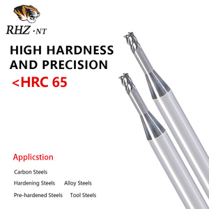 4-Flute rãnh sâu phay Cutter độ cứng cao độ chính xác phẳng End 4 mét Carbide 50 mét chiều dài tialn + craln lớp phủ ODM OEM - Product Image 2