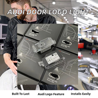 Projecteur de logo LED HD TCYATO, lumière de projection à quatre anneaux pour porte de voiture, lumière de bienvenue LED pour porte de voiture