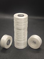 Bobines à broder magnétiques à noyau haute ténacité de type L 75D/2, 144 pièces, blanches, durables, 100 % polyester, qualité AAA/AA, marque QIAO, Brother