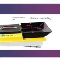 Sonar de détection de poissons d'usine Yuerlang S90, bateau à appâts sans balais à grande capacité, 12V haute puissance, GPS, retour automatique, plastique, charge utile 6kg