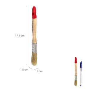 Spazzola bianca a doppia setola Brico n. 12 (Larghezza setole 19 mm.) 3/4") - Product Image 2