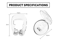 Vente flash : Bouchon nasal magnétique anti-ronflement, pince-nez en silicone à aspiration pour adultes, meilleur sommeil