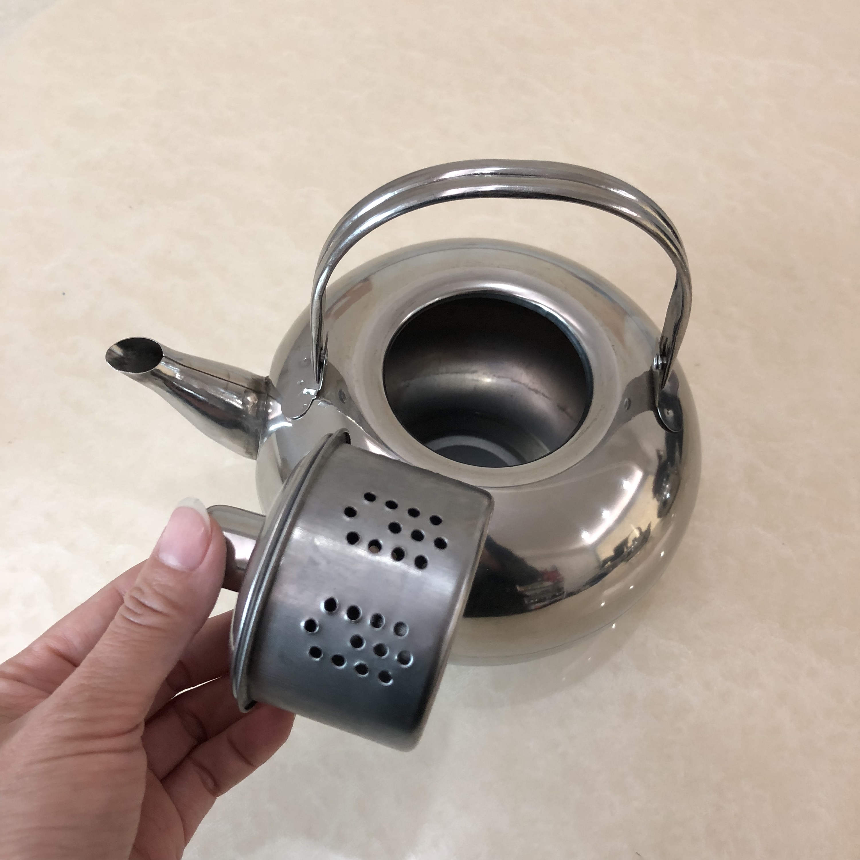 Set Teiera Samowar Korkmaz Riva 3 Litri – In Acciaio Inox 18/10, Adatto A Induzione, Per Tè Turco E Infusi