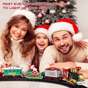 Set de <span class=keywords><strong>Tren</strong></span> Navideño, Juguetes <span class=keywords><strong>para</strong></span> <span class=keywords><strong>Alrededor</strong></span> <span class=keywords><strong>del</strong></span> Árbol - Set de <span class=keywords><strong>Tren</strong></span> Eléctrico <span class=keywords><strong>para</strong></span> Regalo de Navidad <span class=keywords><strong>para</strong></span> Niños - Product Image 5