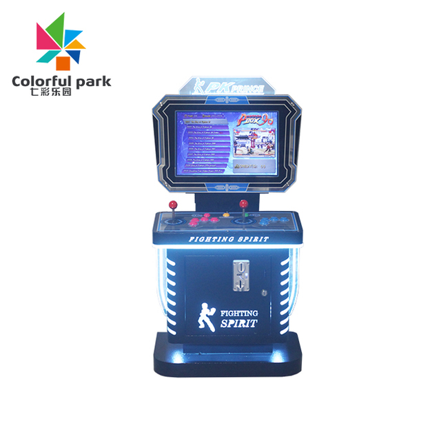 Colorful Park Coin-operated Double Street Fighter Arcade Cabinet Game Console