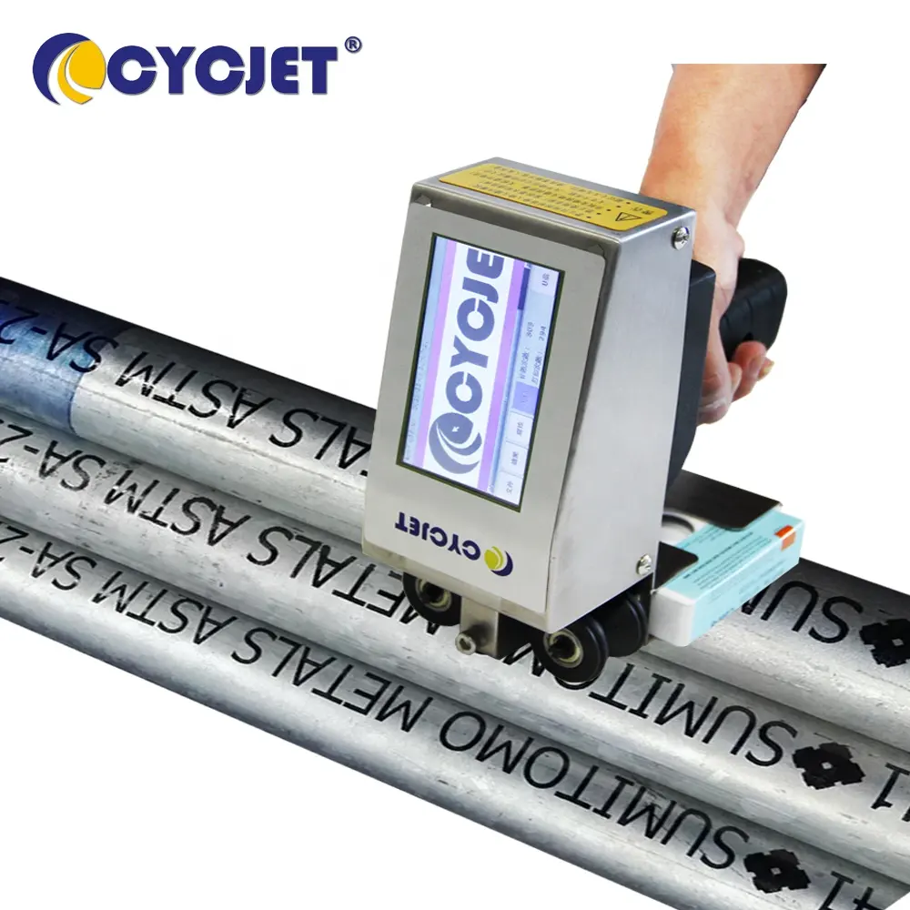 CYCJET Portable Jet PrinterためSteel Tube Hand Marking