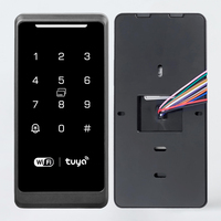 Clavier tactile intelligent SMQT MQ-601TY avec boîtier ABS étanche, compatible Tuya WIFI, contrôle d'accès pour porte simple, application compatible Android et iOS