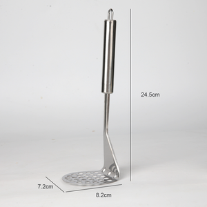 <span class=keywords><strong>Presse</strong></span> alimentaire de cuisine Outil de <span class=keywords><strong>purée</strong></span> de pommes de terre Heavy Duty Handheld Manual Baby Food Vegetable Masher Stainless Steel Pommes de terre Masher - Product Image 3