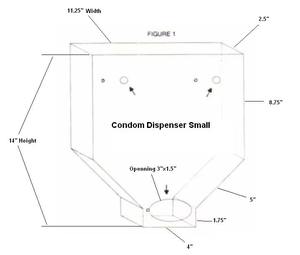 Dispensador de acrílico Condon montado en la pared duradero personalizado de fábrica para tiendas de conveniencia venta - Product Image 5