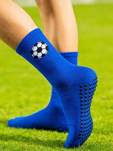 ถุงเท้ากีฬาทีมฟุตบอลสำหรับผู้ชายผู้หญิงถุงเท้ากันลื่นสำหรับฝึกซ้อมฟุตบอลวิ่งโลโก้ออกแบบได้ตามต้องการ - Product Image 2