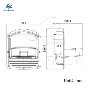 <span class=keywords><strong>Lavandino</strong></span> da <span class=keywords><strong>Bagno</strong></span> Moderno in Acrilico Bianco Incorporato Pieghevole Spessore 5mm Leggero 464*546.7*153mm per <span class=keywords><strong>Camper</strong></span> Roulotte Rimorchio Tiny House - Product Image 5