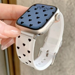 Correa de Silicona para Reloj con Patrones de Pata de Perro, <span class=keywords><strong>Estrella</strong></span> y Corazón para <span class=keywords><strong>Apple</strong></span> <span class=keywords><strong>Watch</strong></span> S10987654 SE, Correa para Iwatch Ultra 49mm - Product Image 3
