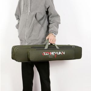 Mochila de pesca de doble capa de 1,25 metros de gran capacidad personalizada 80cm90cm bolsa de vientre Oxford impermeable con espacio de almacenamiento de caña - Product Image 3