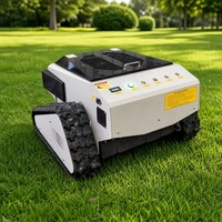 Tondeuse à gazon robotisée autonome à commande à distance, autopropulsée, pour usage commercial et industriel, à braquage zéro