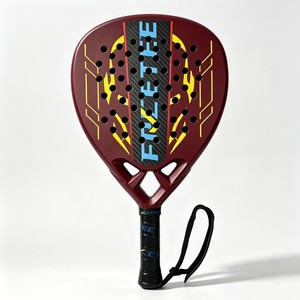 Nouvelle Raquette de Padel en Fibre de Carbone 3K/12K 2026, Noyau Souple EVA, Forme Goutte d'Eau, Fabricant de Paleta de Padel, Faible MOQ - Product Image 1