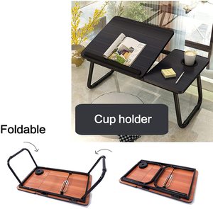 Table de bureau portable réglable de 17 pouces pour lit ou canapé pour bureau-pour manger, écrire ou lire - Product Image 4
