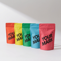 Sac en mylar holographique en plastique imprimé sur mesure emballage alimentaire à l'épreuve des enfants à haute barrière sacs zip-lock pour collation et bonbons