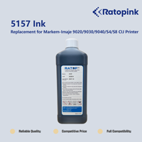 Encre à solvant Ratopink 5157, Remplacement pour imprimante CIJ Markem-Imaje