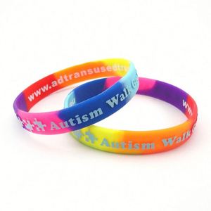 Pulseras de Silicona Ecológicas para Adultos y Niños, con Logotipo Personalizado, Texto, Pulsera de Goma para Maratón, Festival, Fiesta, Promoción, Suministro al por Mayor - Product Image 4